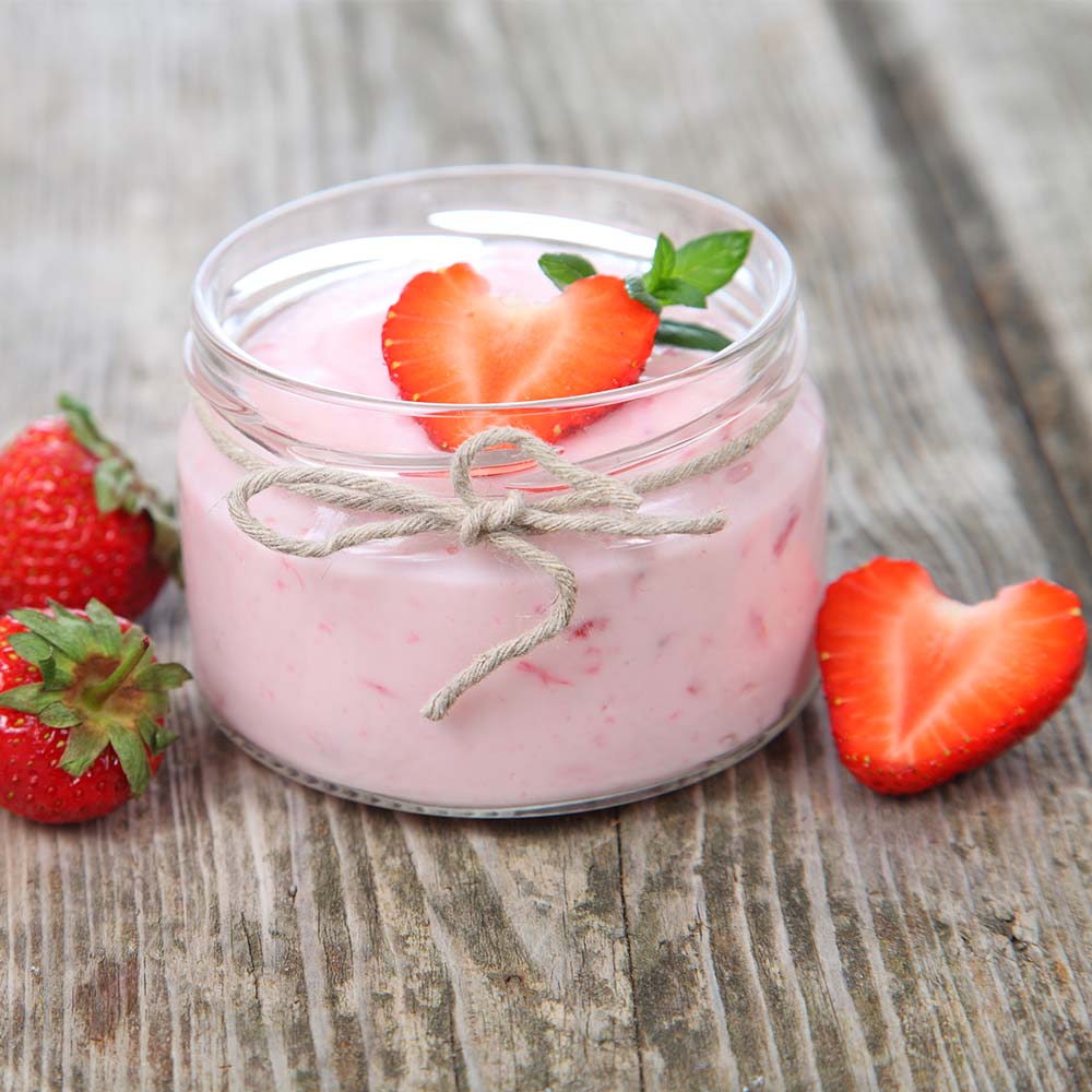 Cashews butter strawberry